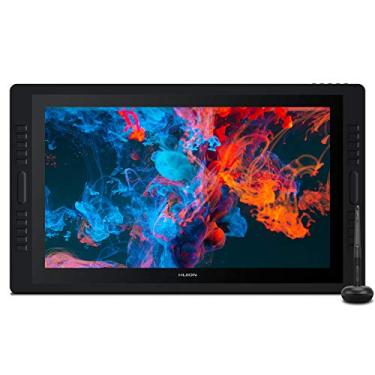 Imagem de 2020 HUION Kamvas Pro 24 Monitor de Desenho 2.5K Resolução QHD Tela Laminada Completa Vidro Antirreflexo 20 Teclas Expressas com Dupla Barra de Toque Sem Bateria Stylus 8192 Sensibilidade