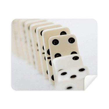 Imagem de Gambling Pai Gow Dominoes Photo Phone Screen Cleaner Glasses Cleaning Cloth 2 peças Tecido de camurça