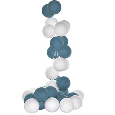 Imagem de Cordão de Luz Led Mendoza Kit 20 Bolas à Pilha Cormilu Azul