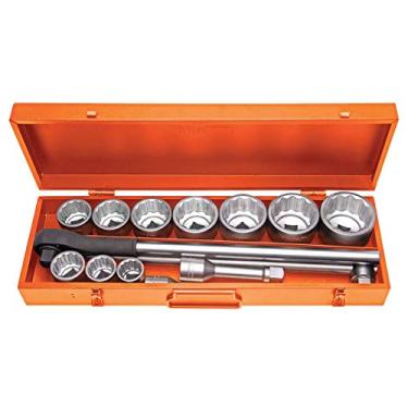 Imagem de Jogo de Soquetes Estriados com Encaixe de 1 Pol. com 14 Peças-Tramontina PRO-44911414