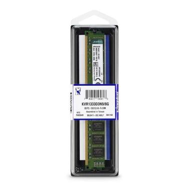 Imagem de Memória Kingston 8GB 1333Mhz DDR3 CL9 - KVR1333D3N9/8G