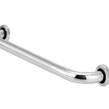 Imagem de Barra Corrimão De Apoio Aluminio Reta 60 Cm Para Banheiro