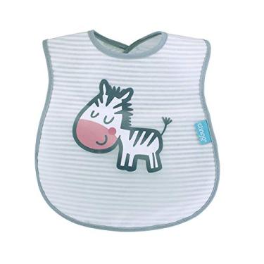 Imagem de Babador impermeavel Zebra, Clingo, Cinza
