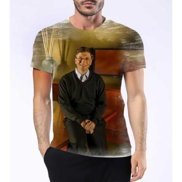 Imagem de Camisa Camiseta Bill Gates Magnata Milionário Vencedor Hd 2 - Estilo K