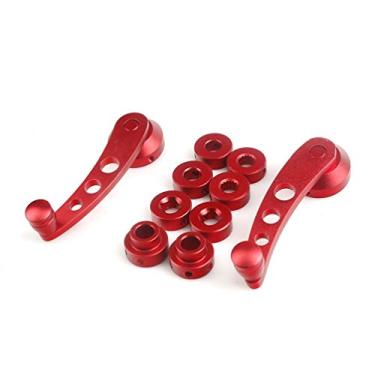 Imagem de 1 Conjunto Manivela Da Janela Substituição Do Riser Alça De Janela Automática Alça De Vagão Clipe De Manivela De Janela Puxador De Janela Maçaneta Da Janela Filho Regulador Carro