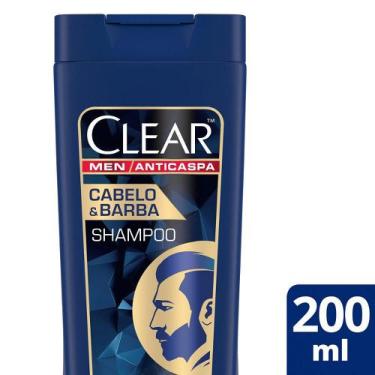 Imagem de Shampoo Anticaspa Clear Men Cabelo & Barba 200ml