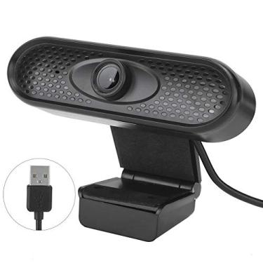 Imagem de GOSHYDA Webcam FHD com microfone redutor de ruído, câmera USB PC 1080p com suporte de clipe para streaming, video-chat, conferências
