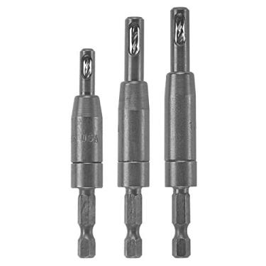 Imagem de Broca autocentrante Hinge Drill Bits, vários tamanhos, pacote com 3