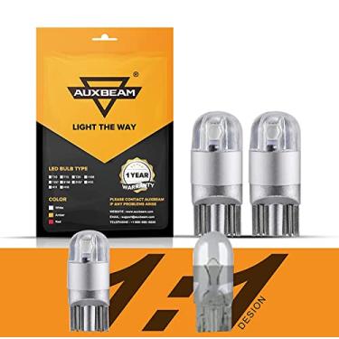 Imagem de Auxbeam Lâmpadas LED T10 194 azul, super brilhante sem polaridade W5W 168 2825 luzes interiores de carro, lâmpada de substituição para luzes de painel, luzes de matrícula, luz de mapa de cúpula, 2