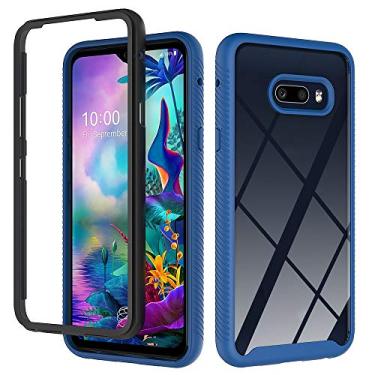Imagem de YUNCHAO Caixa de telefone Para LG V50s Thinq 5g / G8x Thinq Starry Sky Solid Color Series à prova de choque PC + TPU Protetive Case capa para celular