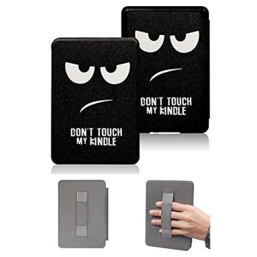 Imagem de Capa protetora de 15 cm para Kindle 11ª geração lançada em 2022 - Capa durável com alça automática despertar/hibernar e de mão (não serve para Kindle Paperwhite 11ª)