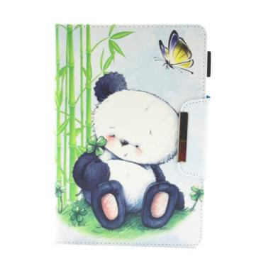 Imagem de CUTTIZ Capa de tablet colorida universal elegante compatível com capa flip de 7 polegadas 8 polegadas 10 polegadas capa inserível cartão multifuncional suporte capa de couro (P777 em geral)