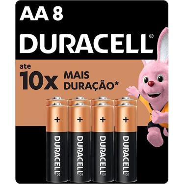 Imagem de Pilha Alcalina aa Pequena duracell Com 8 Unidades