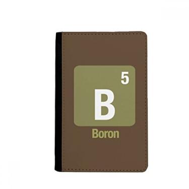 Imagem de B Boron Chemical Element Science Passport Holder Notecase Burse Wallet Cover Card Purse, Multicolor