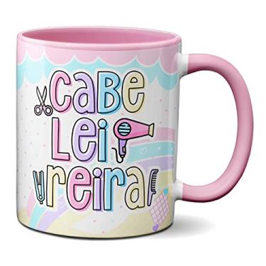 Imagem de Caneca Cabeleireira Profissão Presente Criativo Profissional (Rosa)