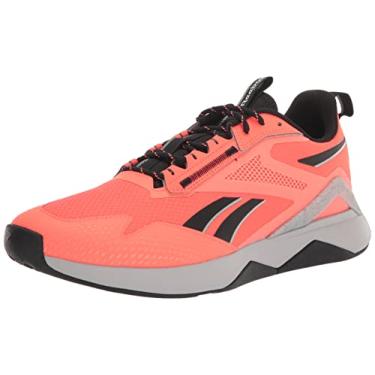 Imagem de Reebok Tênis masculino Nanoflex Adventure Tr Cross Trainer, Laranja Flare/Preto/Cinza Boulder, 11