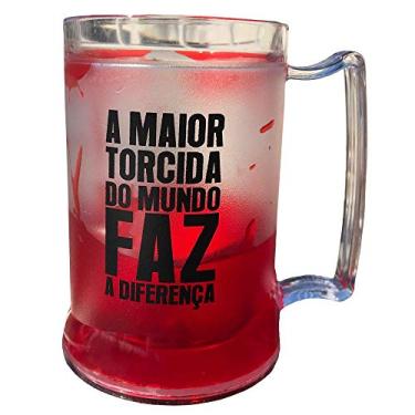 Imagem de Caneca Gel Flamengo A Maior Torcida - Vermelho