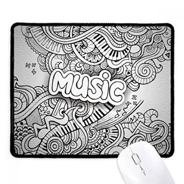 Imagem de Mousepad de pintura de corda de violino Rock Music Tapete de borracha para jogos
