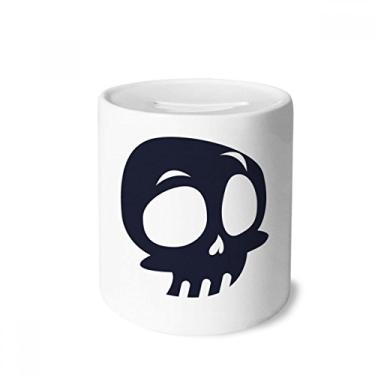 Imagem de DIYthinker Caixa de moedas de cerâmica com olhos grandes para Halloween e porta-moedas