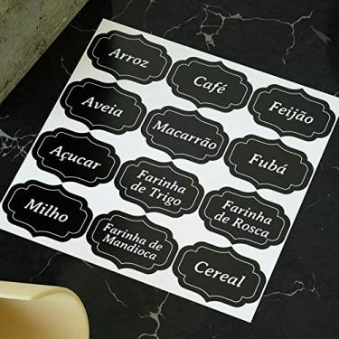Imagem de Cartela Rótulos Adesivo para Mantimentos Marrocos