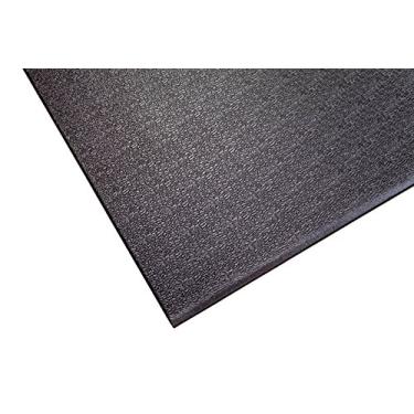 Imagem de Supermats Tapete de equipamento resistente 20GS feito nos EUA para ciclos de ambientes internos, exercícios, bicicletas verticais e passadores (60,96 cm x 116,84 cm), preto