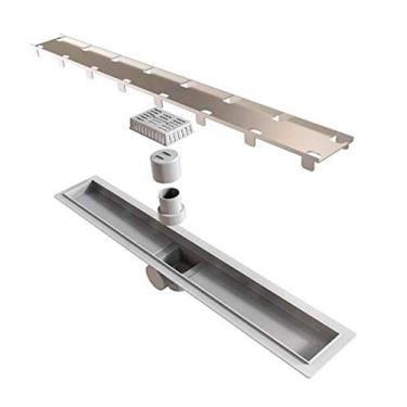 Imagem de Ralo Linear Tampa Oculta Sifonado 60cm Smart Line Ralo Linear
