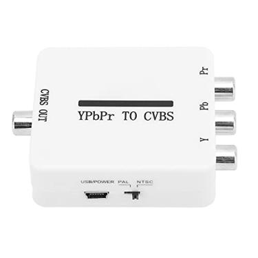 Imagem de Adaptador YPbPr para CVBS Sinal Y -300mV a 700mV Conversor Mini YPbPr para CVBS Alimentado por USB para Monitores