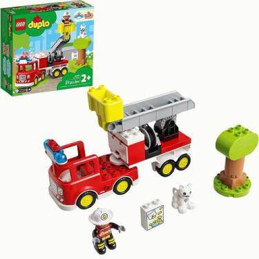 Imagem de Lego Duplo Resgate Caminhão Dos Bombeiros 21 Peças 10969