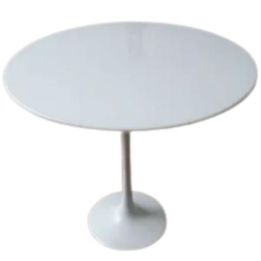 Imagem de Mesa de Jantar Tulipa Redonda 60cm Laqueada Branco