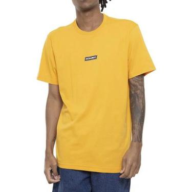 Imagem de Camiseta Dc Shoes Printed Patch Masculina Amarelo