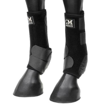 Imagem de Splint Boot para Cavalo em Neoprene Preta M Reis 31656