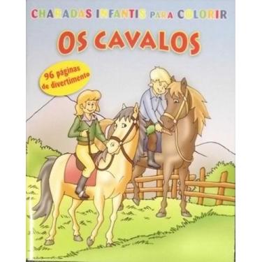 Imagem de Charadas Infantis P Colorir  Cavalos - Ngv