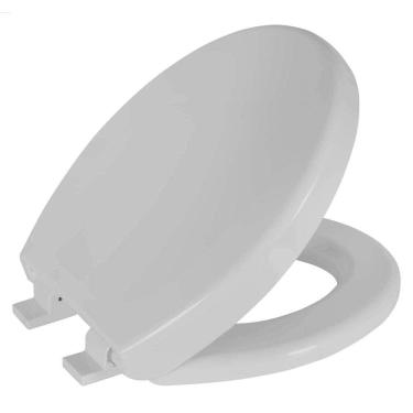 Imagem de Assento Sanitário Astra com Amortecedor Convencional Oval Cinza Universal