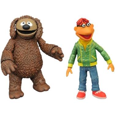 Imagem de DIAMOND SELECT TOYS The Muppets Best of Series 1: Scooter & Rowlf Action Figure Two-Pack, Multicolor