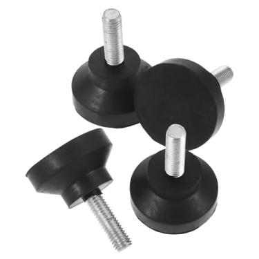 Imagem de Generic 4 Peças De Amortecedor De Borracha Niveladores De Móveis Ajustáveis ​​Pés De Borracha Para Pés De Mesa Eletrônicos Pés De Nivelamento Pés Pesados ​​Almofadas De Nivelamento De