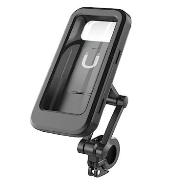 Imagem de Hemobllo 1 Unidade Bolsa para celular à prova d'água para bicicletas suporte de berço suportes de telefone de bicicleta motocicleta suporte para celular suporte de telefone para bicicleta