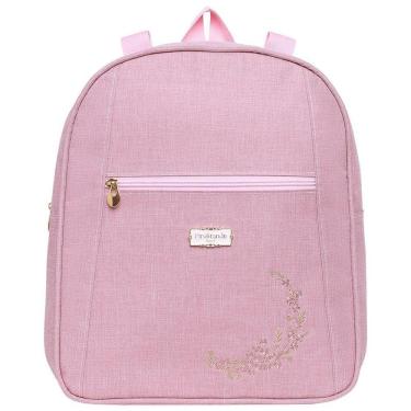 Imagem de Mochila de Maternidade Pirulitando Baby Média Florir Rosa