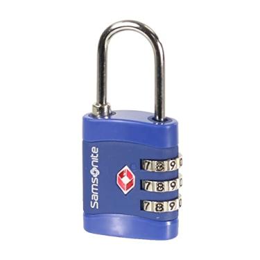 Imagem de CADEADO SAMSONITE TSA 3 DIGITOS AZUL ESCURO