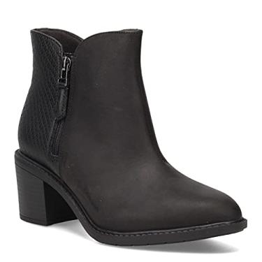 Imagem de Clarks Botinha Feminina de Cano Curto com Zíper, Black Combi, 10