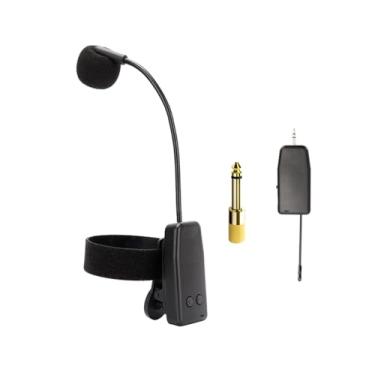 Imagem de Generic Instrumento musical microfone sax clipe em 30m transmissão para clarinete trompetes trumbone desempenho de palco, 1 em 1