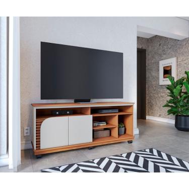 Imagem de Rack Jurerê 2 PT Freijó e Off White 150 cm