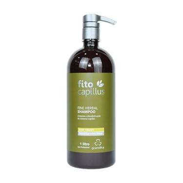 Imagem de Kit Grandha Fito Capillus Herbal Fitoterápico Ideal para o Tratamento que Combate Microinflamações (Fine Herbal Shampoo 1L)