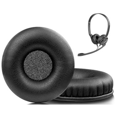 Imagem de SOULWIT Almofadas de 50mm para Sennheiser PX80/PX100/PX100II/PX200, PC30/PC36/PC130/PC131/PC140/PC145, PMX100/PMX200, PXC150/PXC250/PXC300, SC30/SC60/SC75/SC230/SC260/SC630/SC660 Auscultadores