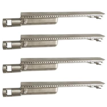 Imagem de GRILLJOB Pacote com 4 queimadores de churrasqueira de aço inoxidável fundido pesado 304 peças de reposição para churrasqueira Bull BBQ para Cal Flame P-Series Aussie Thermos Turbo Beefeater