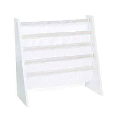 Imagem de Prateleira Revisteiro Biblioteca Para Livros Infantil- Branco, Momis Petit, Branco, Único