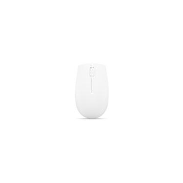 Imagem de Mouse Sem fio Lenovo 300, Wireless, Ambidestro, Branco - GY51L15677