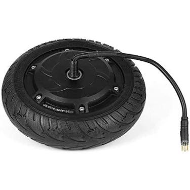 Imagem de Acessórios para scooter elétrica, motor de acionamento 36v350w de 8 polegadas, pneus antiderrapantes, motor universal, adequado para substituição de peças de scooter elétrica Kugoo