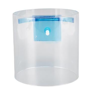 Imagem de Anéis Flutuantes de Comida, Anel de Alimentação de Peixes Acrílico Transparente Resistente para Aquários de Tanque de Peixes (L)