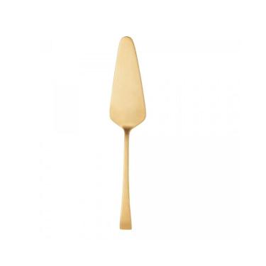 Imagem de Espátula Para Torta Em Inox Berna Dourado Fosco 23cm Wolff