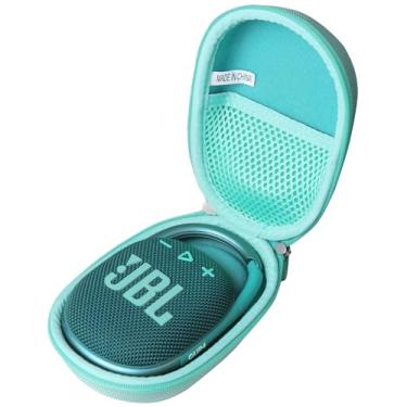 Imagem de Anleo Estojo rígido de viagem para JBL Clip 5 / Clip 4 - Mini alto-falante Bluetooth portátil (azul-petróleo)